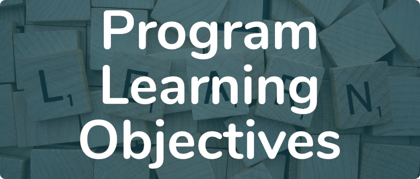 Program Learning Objectives banner